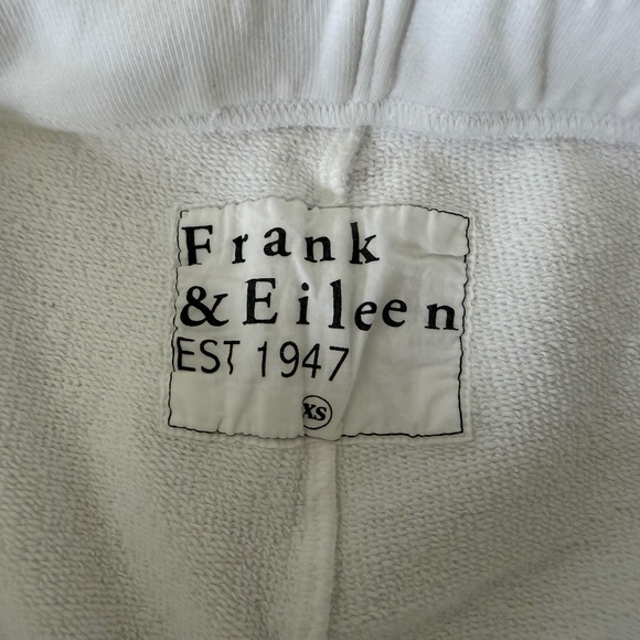 NWOT Frank & Eileen CATHERINE 24" Favorite Sweatpant in White (Size XS) - Picture 7 of 9